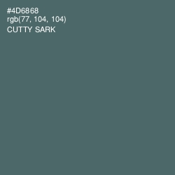 #4D6868 - Cutty Sark Color Image